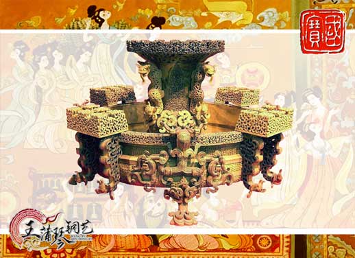 銅尊盤，曾侯乙尊盤，國寶級(jí)文物之一